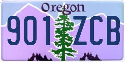 OR license plate 901ZCB