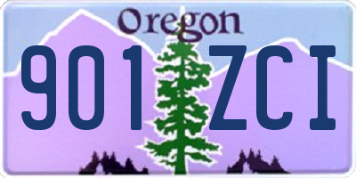 OR license plate 901ZCI
