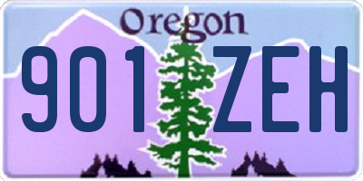 OR license plate 901ZEH