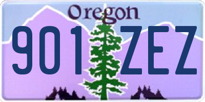 OR license plate 901ZEZ