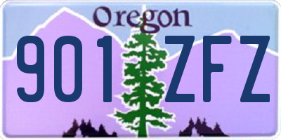 OR license plate 901ZFZ