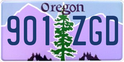 OR license plate 901ZGD