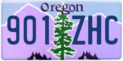 OR license plate 901ZHC