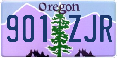 OR license plate 901ZJR