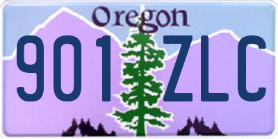 OR license plate 901ZLC