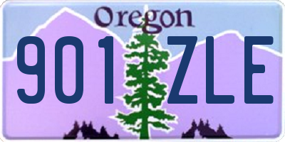 OR license plate 901ZLE