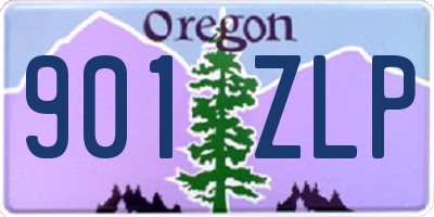OR license plate 901ZLP