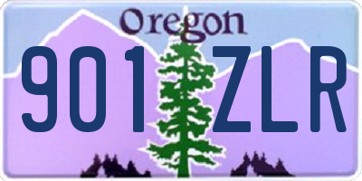 OR license plate 901ZLR