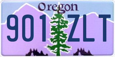 OR license plate 901ZLT