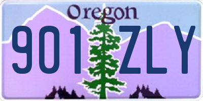 OR license plate 901ZLY