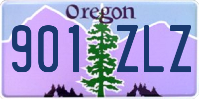 OR license plate 901ZLZ