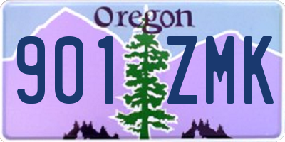 OR license plate 901ZMK