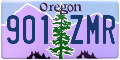 OR license plate 901ZMR