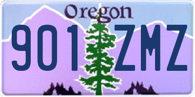 OR license plate 901ZMZ