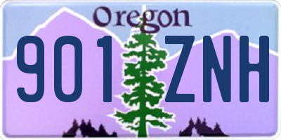 OR license plate 901ZNH