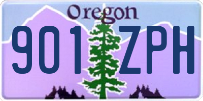 OR license plate 901ZPH