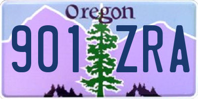 OR license plate 901ZRA