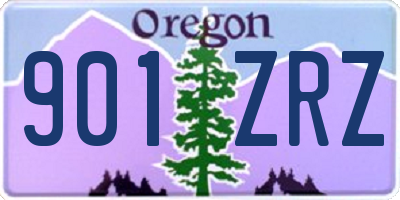 OR license plate 901ZRZ