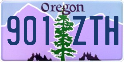 OR license plate 901ZTH