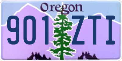 OR license plate 901ZTI