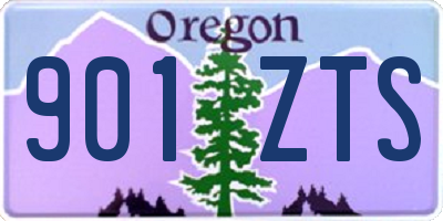 OR license plate 901ZTS