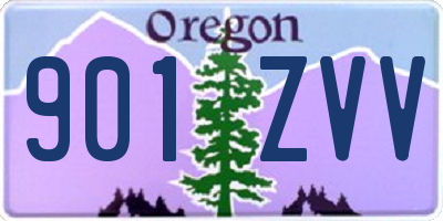 OR license plate 901ZVV