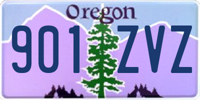 OR license plate 901ZVZ