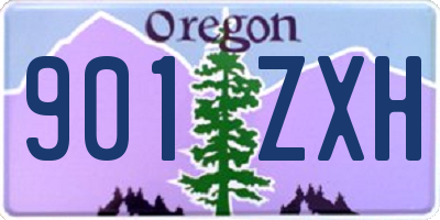 OR license plate 901ZXH