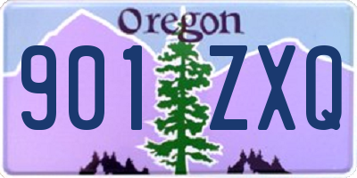 OR license plate 901ZXQ