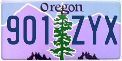 OR license plate 901ZYX