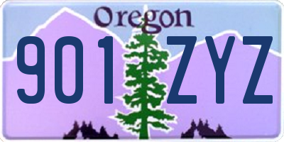 OR license plate 901ZYZ
