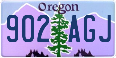 OR license plate 902AGJ