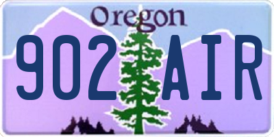 OR license plate 902AIR