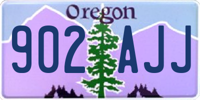 OR license plate 902AJJ