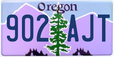 OR license plate 902AJT