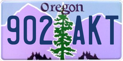 OR license plate 902AKT