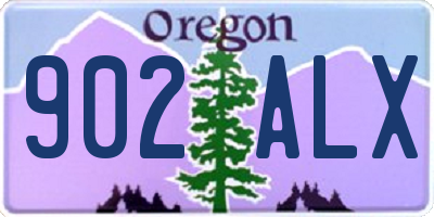 OR license plate 902ALX