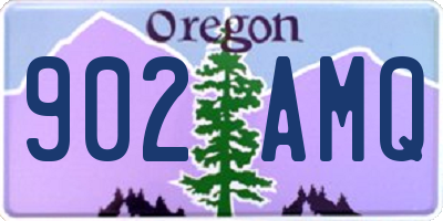 OR license plate 902AMQ