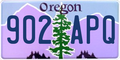 OR license plate 902APQ