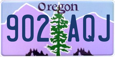 OR license plate 902AQJ