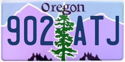 OR license plate 902ATJ