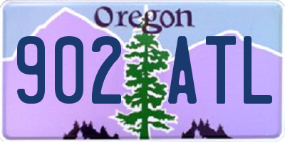 OR license plate 902ATL
