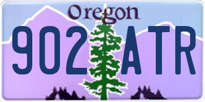 OR license plate 902ATR