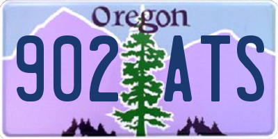 OR license plate 902ATS