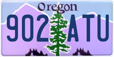 OR license plate 902ATU