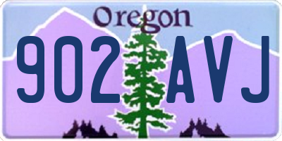 OR license plate 902AVJ