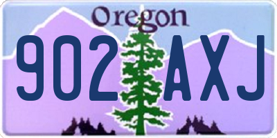 OR license plate 902AXJ