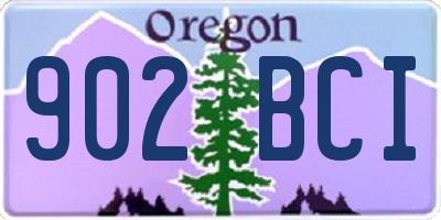 OR license plate 902BCI