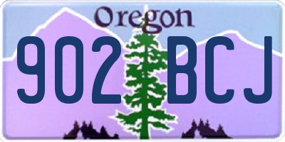 OR license plate 902BCJ