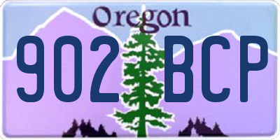 OR license plate 902BCP